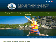 Tablet Screenshot of mountainharborresort.com